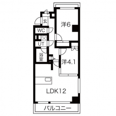エルフォルテ東日暮里の間取り図