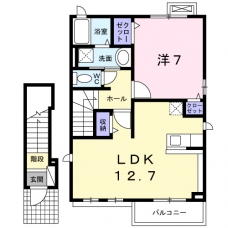 アネックスの間取り図