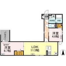 グラナーデ扇Ⅰ　Aの間取り図