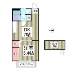 西川口第37レジデンス　旧レオパレス西川口第37の間取り図