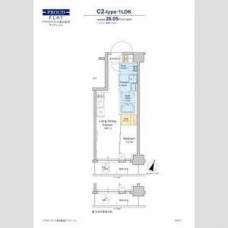 プラウドフラット西日暮里ディアージュの間取り図