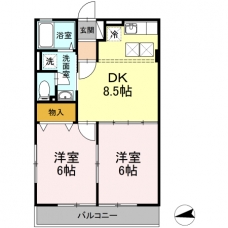 フォーリーフの間取り図