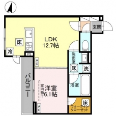 Noble raffiner北浦和の間取り図