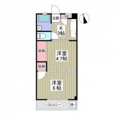 豊島マンションの間取り図