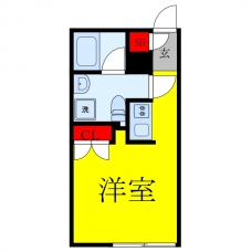 王子本町2丁目北棟の間取り図