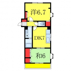 ノースグリーンの間取り図