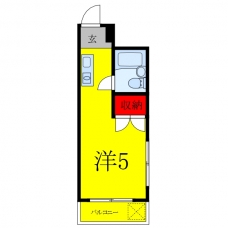 渡辺ハイツの間取り図