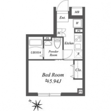 ＳＯＬＡＳＩＡ　ｒｅｓｉｄｅｎｃｅ南大塚の間取り図