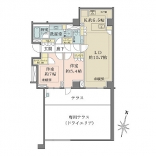 ザ・パークハウス千代田六番町の間取り図