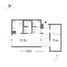 COLLAGE HOUSEの間取り図