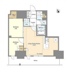 オアーゼ日暮里レジデンスの間取り図