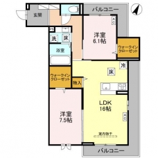 センカⅢの間取り図