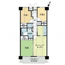 ライオンズマンション川口芝公園の間取り図