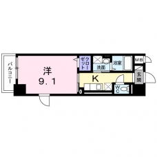 スカイヒルズの間取り図