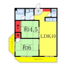 リバーサイド新高島平の間取り図