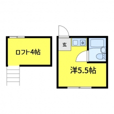 カルタス21駒沢の間取り図