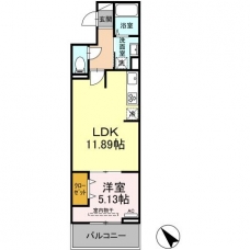 セレスティア西台Bの間取り図