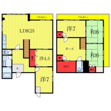 シャトレ小川の間取り図