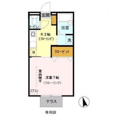 パセオ浦和の間取り図