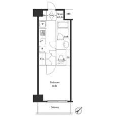 プライマル小石川の間取り図
