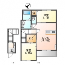 ガーデンの間取り図