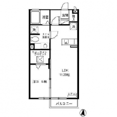 モナリエ春日Ⅰの間取り図