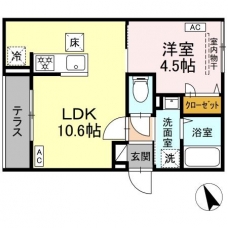セレスティア皿沼の間取り図