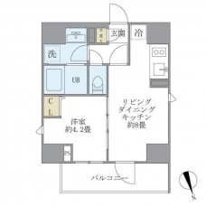 Ｌａ　Ｐｅｒｌａ　Ｙｏｔｓｕｙａの間取り図