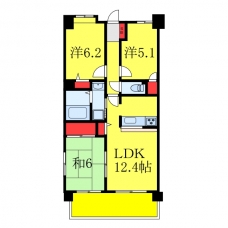 セレナハイム常盤公園の間取り図