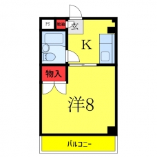 常盤台ワンの間取り図