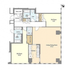 プルデンシャルタワーレジデンスの間取り図