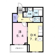 メゾン　カルム　Ｎｏ．３の間取り図