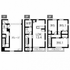 Ｋ’ｓ　ＧａｌｉｅｕⅡの間取り図