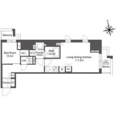 コンフォリア東上野の間取り図