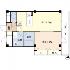 クレストコートの間取り図