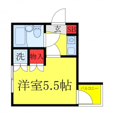 コバヤシハイツの間取り図