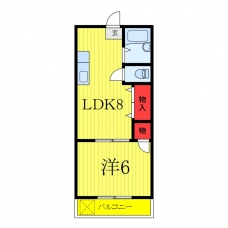 コーポ上原の間取り図