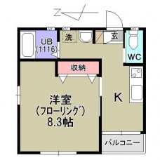 キューブコンポの間取り図