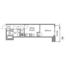 クオリタス東十条の間取り図