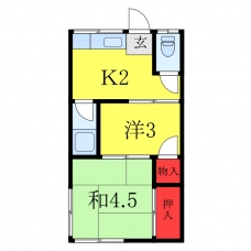 旭ハウスの間取り図