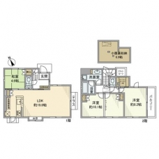 赤羽北戸建の間取り図