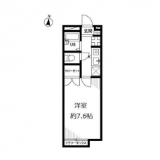 アムール Sの間取り図