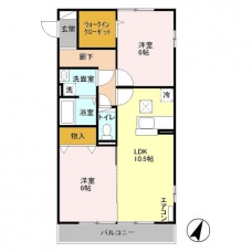 エントピア　Ⅱの間取り図