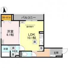 Noble Palais新曽の間取り図