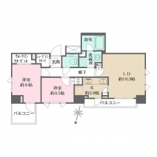 パークハウス本郷三丁目アーバンスの間取り図