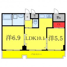 プレジデントハイツ根津の間取り図