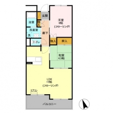 リヴィエール　Ⅰの間取り図