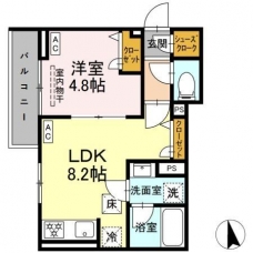 セレスティア前野町の間取り図