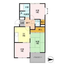 シャルマン　壱番館の間取り図