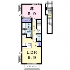 ファースト グラースの間取り図